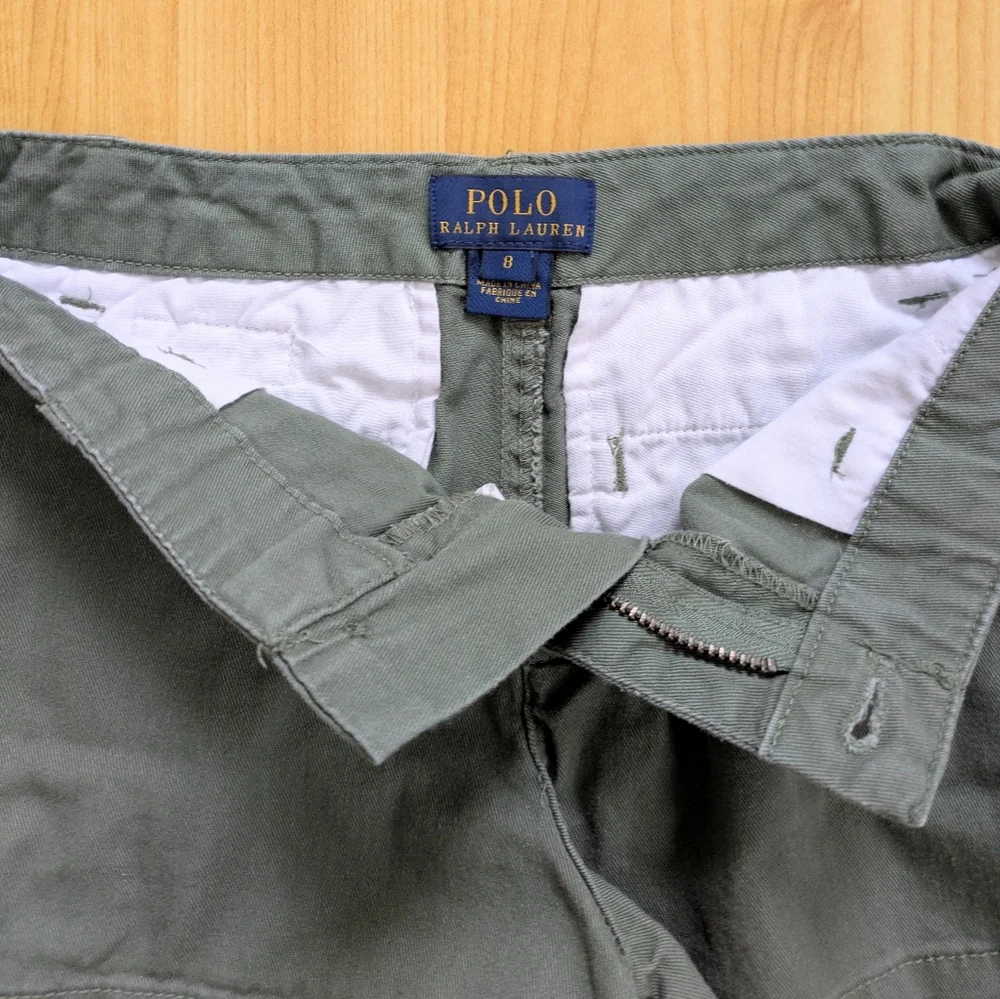 Polo Ralph Lauren Olive Green Chino Shorts